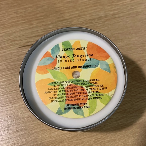 Brand new Trader Joe’s Mango Tangerine Candle - Picture 3 of 4